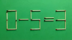 Ktoré dve zápalky treba presunúť, aby bola rovnica správna? IQ test
